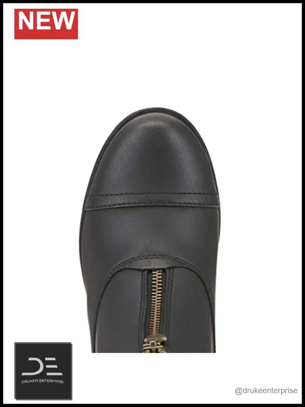 Full-Grain Leather Chelsea Boots with Zipper for Kids